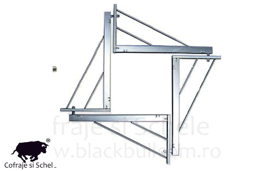 Cravate stalpi 50-95cm