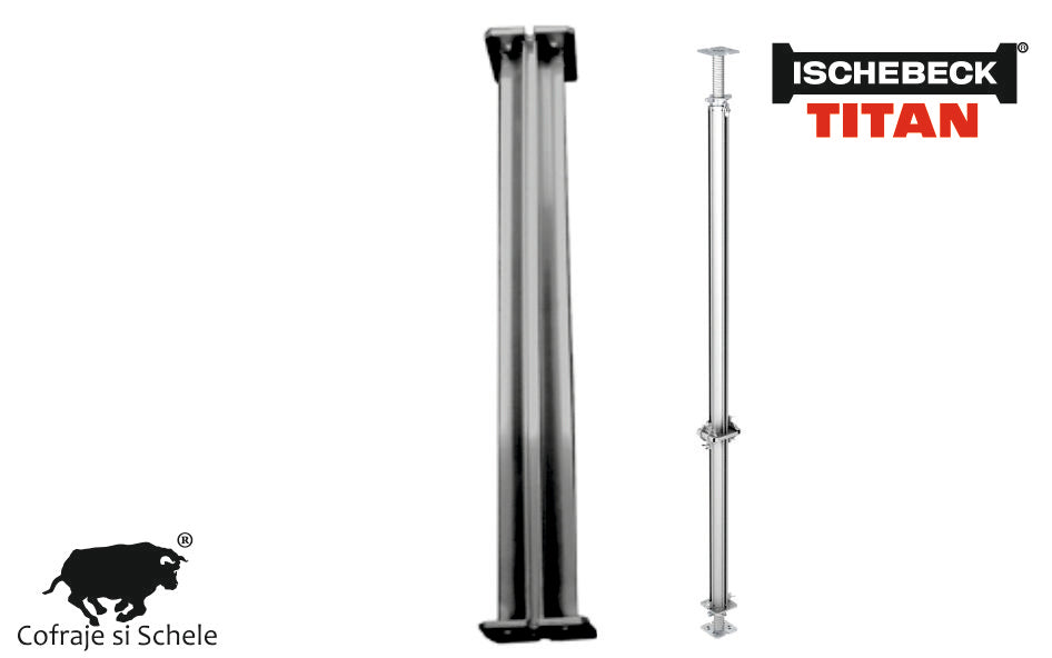 Extensie pop aluminiu TITAN HV 1000mm