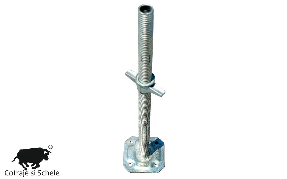 Picior reglabil zincat schela 70cm
