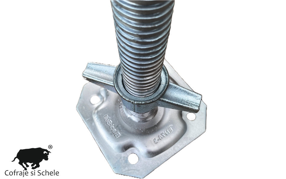 Picior reglabil zincat schela 50cm