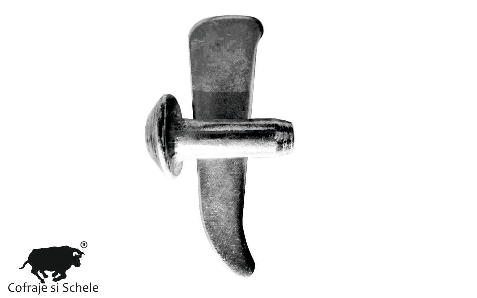 Bolt cu Pana Zincat MS53 45mm Ø16mm