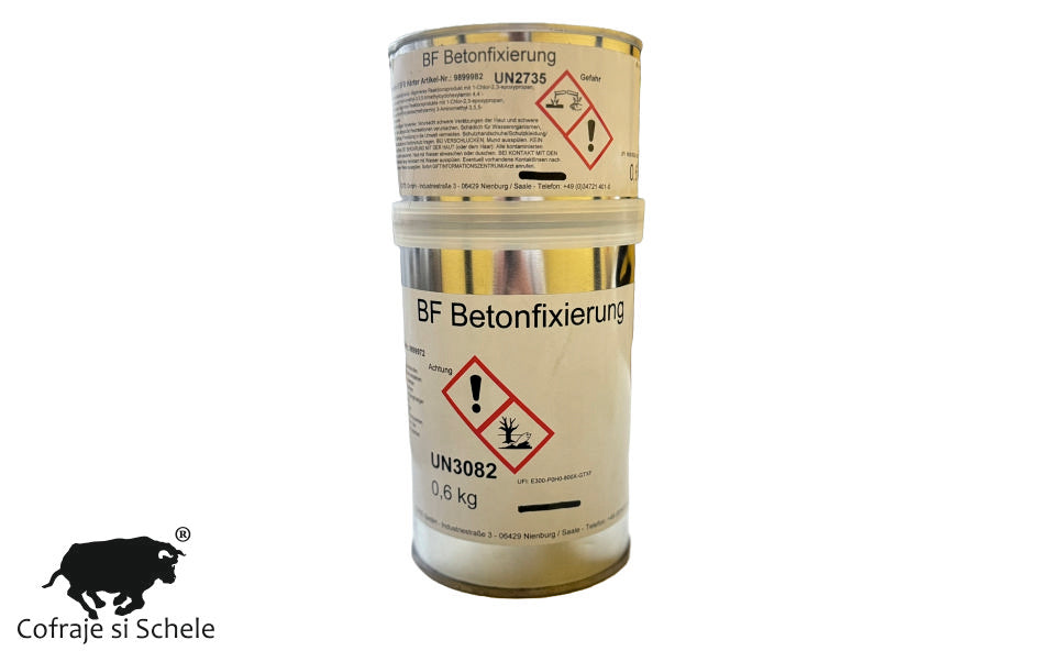 Adeziv bicomponent fibrobeton