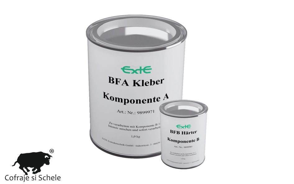 Adeziv bicomponent fibrobeton